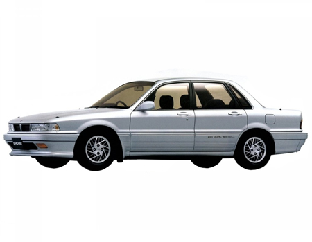 EVA автоковрики для Mitsubishi Galant VI 1989 - 1992 (2WD) рестайлинг правый руль — galant6-rest